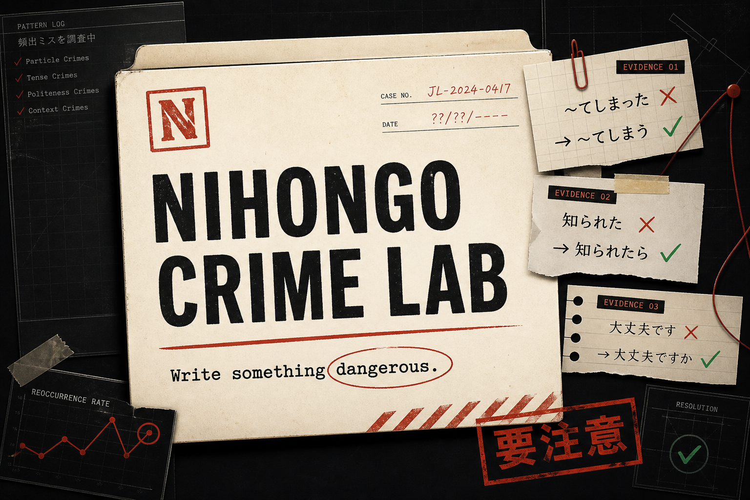 Nihongo Crime Lab